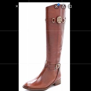 Tory Burch brown riding boots size 8